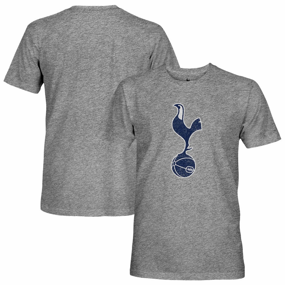 Tottenham Hotspur 1863FC Color Crest Twisted Tri-Blend Slub T-Shirt - Heather Gray