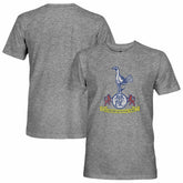 Tottenham Hotspur 1863FC Retro Crest Twisted Tri-Blend Slub T-Shirt - Heather Gray