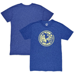 Club America 1863FC Mono Crest Twisted Tri-Blend Slub T-Shirt - Heather Royal