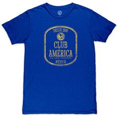 Club America 1863FC Retro Seal Slub T-Shirt - Royal