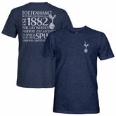 Tottenham Hotspur 1863FC Front Back Text Twisted Tri-Blend Slub T-Shirt - Heather Navy
