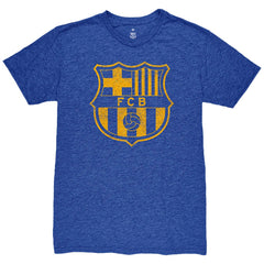 Robert Lewandowski Barcelona 1863FC Player Name & Number Twisted Tri-Blend Slub T-Shirt - Heather Royal