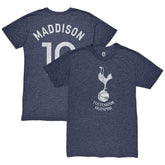 James Maddison Tottenham Hotspur 1863FC Player Name & Number Twisted Tri-Blend Slub T-Shirt - Heather Navy