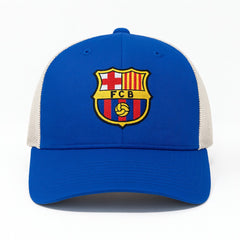 Barcelona 1863FC Washed Trucker Adjustable Hat - Royal