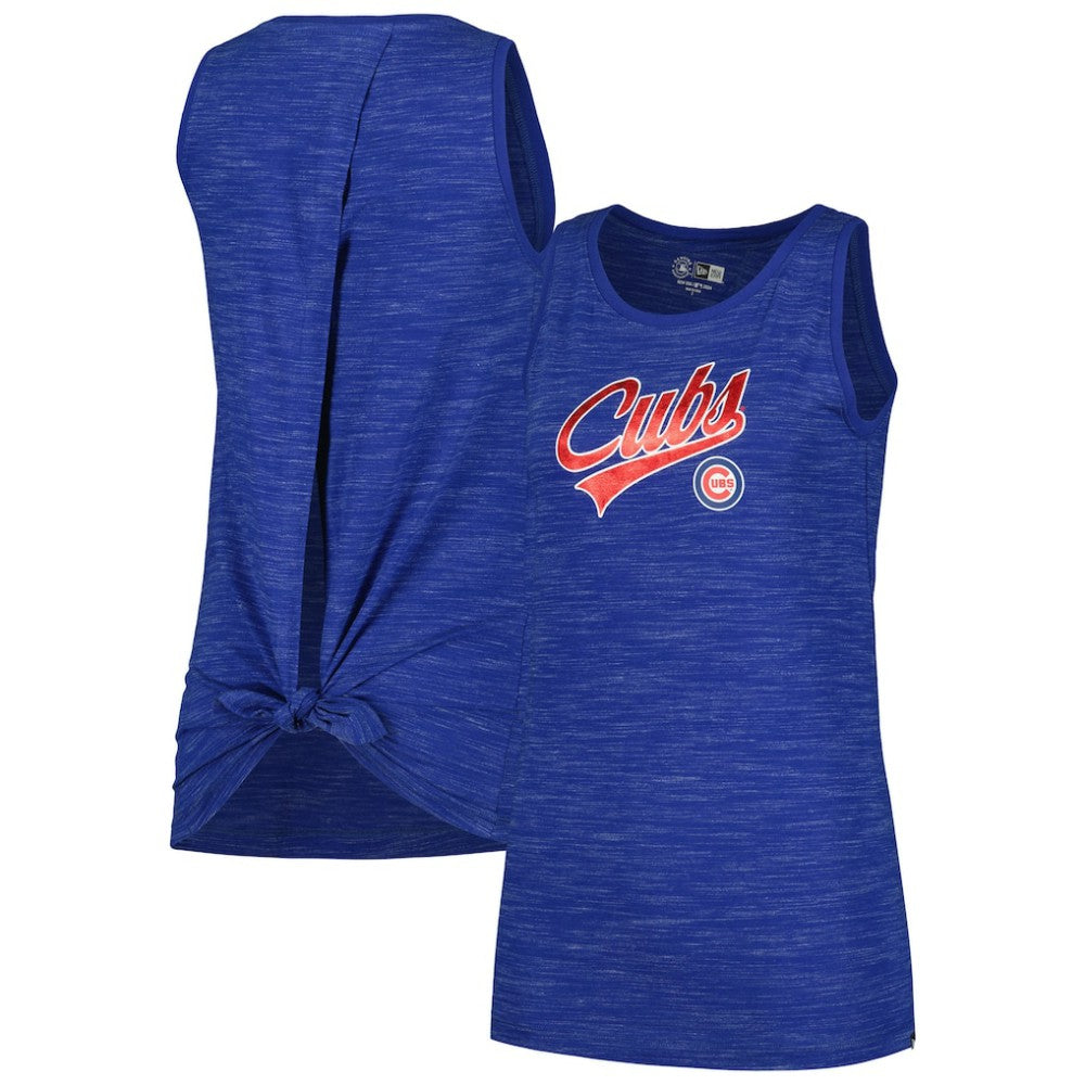 MLB Chicago Cubs New Era Women's Space-Dye Active Tank Top