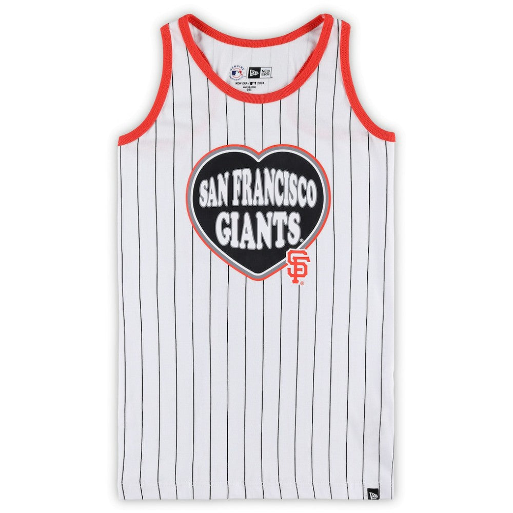 MLB San Francisco Giants New Era Girls Youth Pinstripe Tank Top