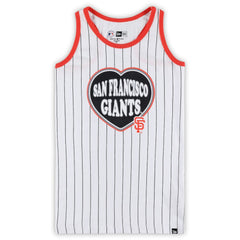 MLB San Francisco Giants New Era Girls Youth Pinstripe Tank Top