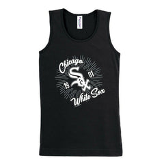 MLB Chicago White Sox Soft as a Grape Girls Youth Tank Top