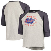 MLB Atlanta Braves Soft as a Grape Youth Raglan 3/4 Sleeve T-Shirt