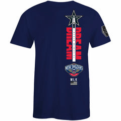 NBA New Orleans Pelicans FISLL x Black History Collection Unisex T-Shirt - Navy shop