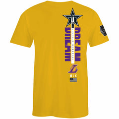 NBA Los Angeles Lakers FISLL x Black History Collection Unisex T-Shirt - Gold discount