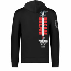NBA Portland Trail Blazers FISLL x Black History Collection Unisex Pullover Hoodie - Black discount