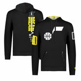 NBA Utah Jazz FISLL x Black History Collection Unisex Pullover Hoodie - Black for sale