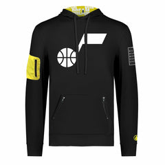 NBA Utah Jazz FISLL x Black History Collection Unisex Pullover Hoodie - Black for sale