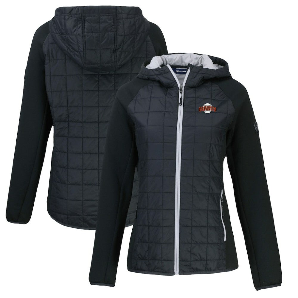 MLB San Francisco Giants Cutter & Buck Women's Cooperstown Collection Rainier Primaloft Eco Full-Zip Hybrid Jacket