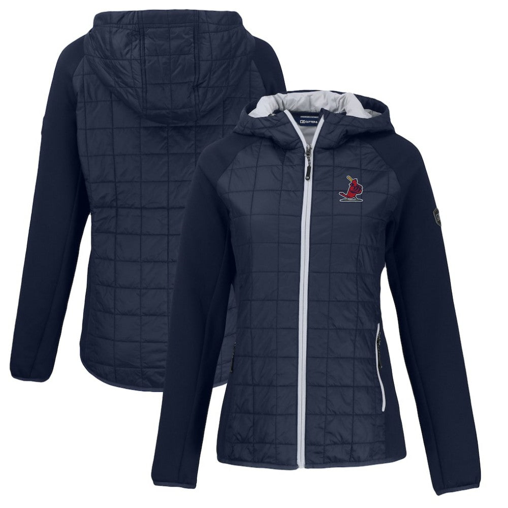 MLB St. Louis Cardinals Cutter & Buck Women's Cooperstown Collection Rainier Primaloft Eco Full-Zip Hybrid Jacket