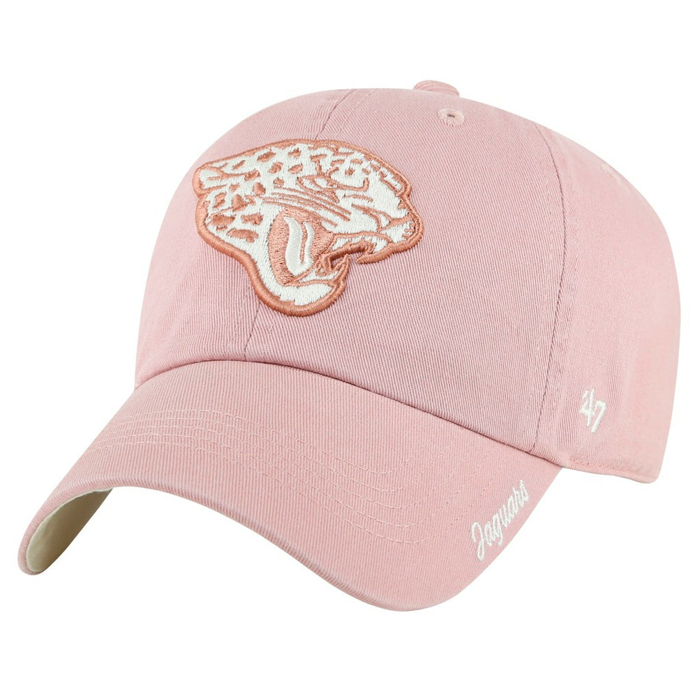 '47 Women's Ballpark Cheer Dusty Rose Clean Up Adjustable Hat - Jacksonville Jaguars