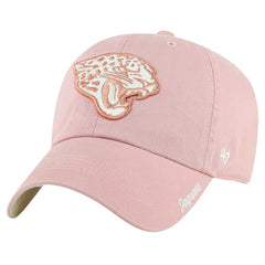 '47 Women's Ballpark Cheer Dusty Rose Clean Up Adjustable Hat - Jacksonville Jaguars