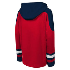 NHL Red Washington Capitals Youth Ageless Must Have Home V-Neck Pullover Hoodie