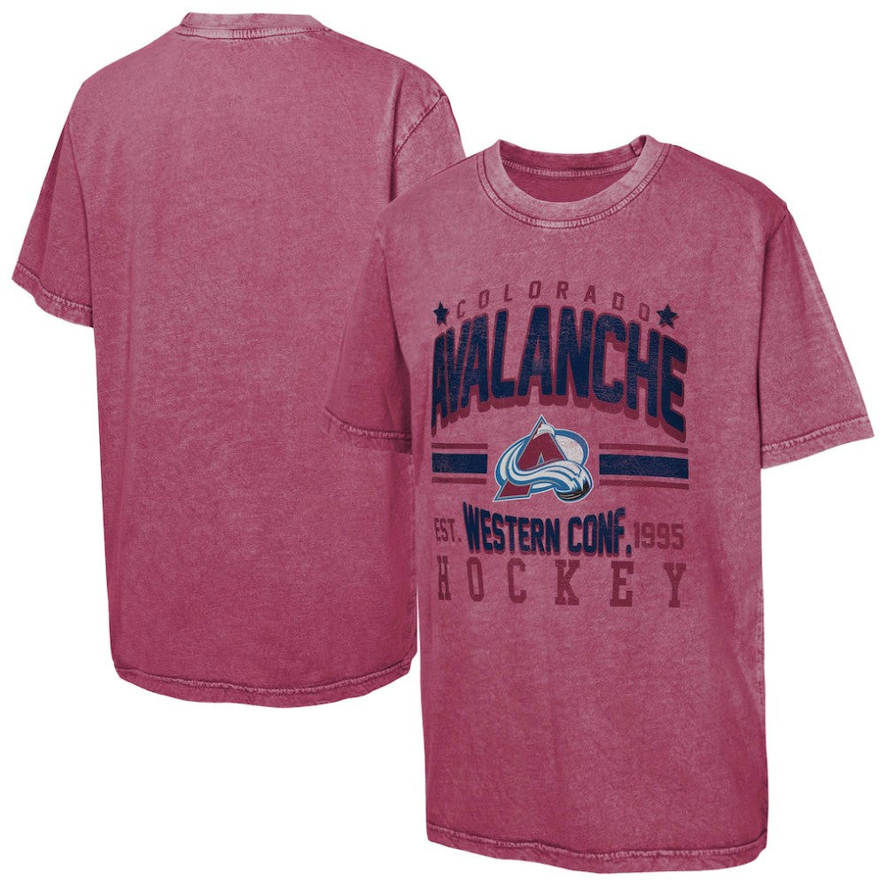 NHL Burgundy Colorado Avalanche Youth Sure Short T-Shirt