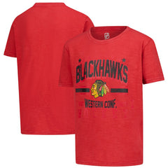 NHL Red Chicago Blackhawks Youth Sure Short T-Shirt