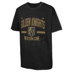 NHL Black Vegas Golden Knights Youth Sure Short T-Shirt