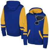 NHL Blue St. Louis Blues Youth Face Off Full-Zip Hoodie