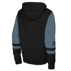 NHL Black Vegas Golden Knights Youth Face Off Full-Zip Hoodie