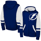 NHL Blue Tampa Bay Lightning Youth Face Off Full-Zip Hoodie