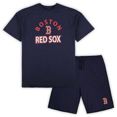 MLB Boston Red Sox Profile Big & Tall T-Shirt & Shorts Combo Set