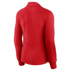 MLB Philadelphia Phillies Fanatics Women's Elements Raglan Tri-Blend Quarter-Zip Top