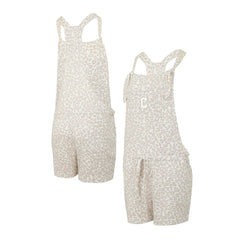 MLB Cleveland Guardians Concepts Sport Women's Montana Hacci Knit Romper Overalls