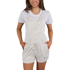 MLB Boston Red Sox Concepts Sport Women's Montana Hacci Knit Romper Overalls