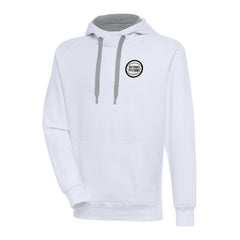 NBA Detroit Pistons Antigua Metallic Logo Victory Pullover Hoodie sale
