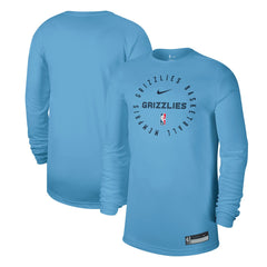 NBA Memphis Grizzlies 2024/25 Legend On-Court Practice Long Sleeve T-Shirt