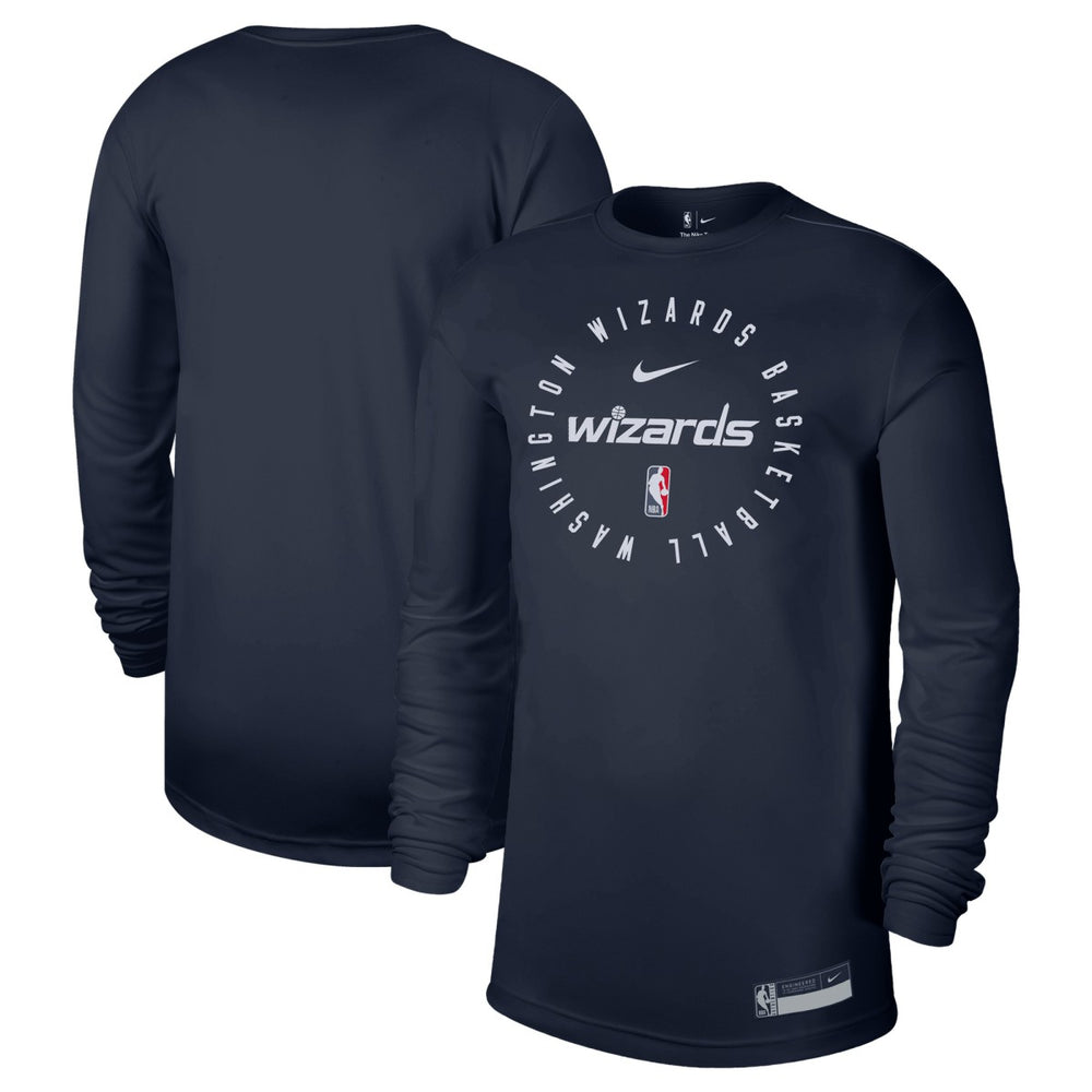 NBA Washington Wizards 2024/25 Legend On-Court Practice Long Sleeve T-Shirt