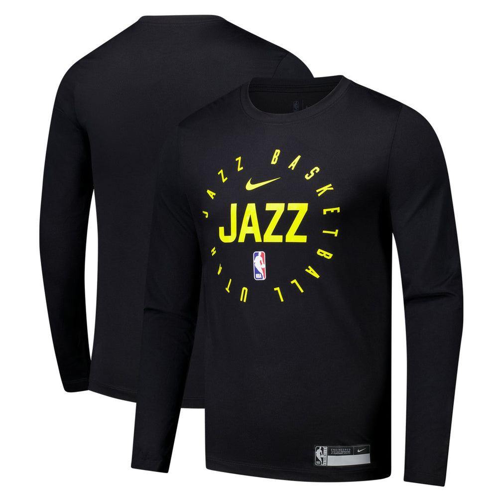 NBA Utah Jazz 2024/25 Legend On-Court Practice Long Sleeve T-Shirt