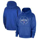 NBA Milwaukee Bucks 2024/25 Spotlight On-Court Practice Performance Pullover Hoodie