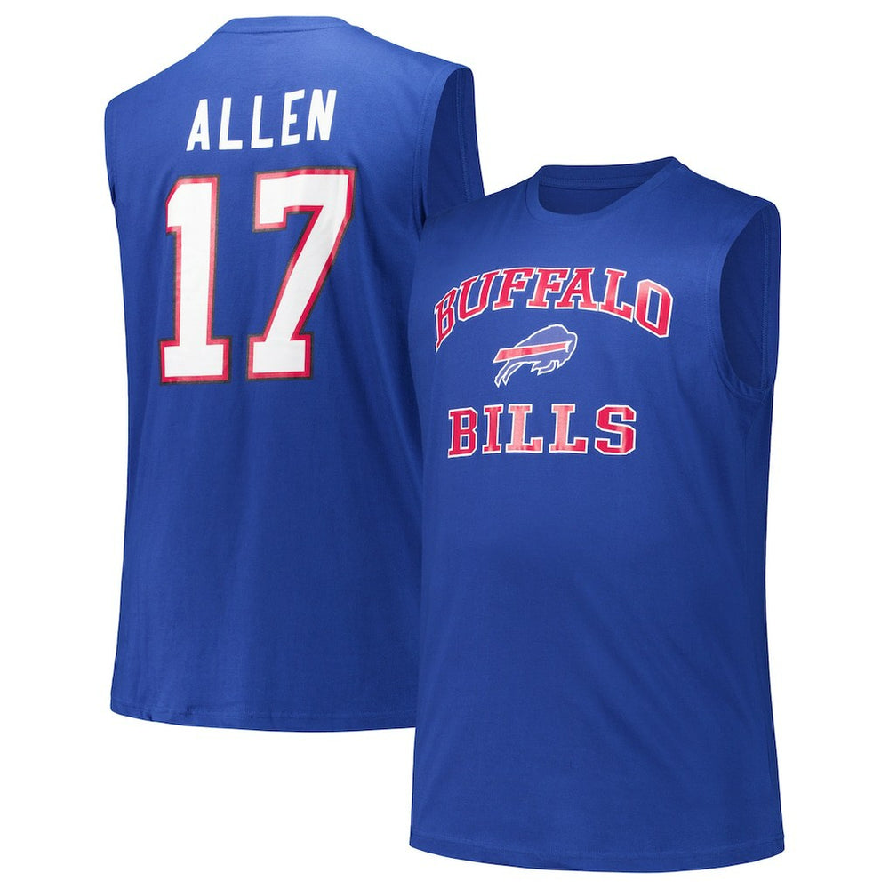 Josh Allen Big & Tall Muscle Tank Top - Buffalo Bills