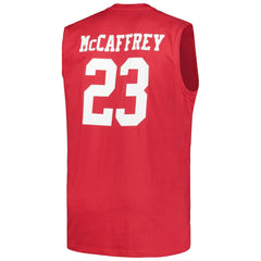 Christian McCaffrey Big & Tall Muscle Tank Top - San Francisco 49ers
