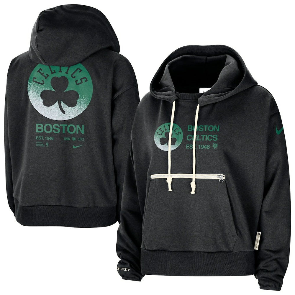 NBA Boston Celtics Women's Courtside Standard Issue Performance Pullover Hoodie
