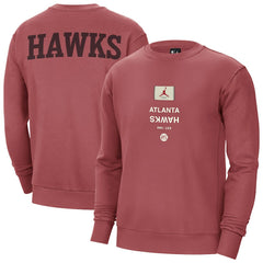 NBA Atlanta Hawks Jordan Brand Courtside Statement Edition Heavyweight Pullover Sweatshirt