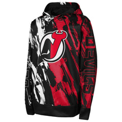 NHL Red New Jersey Devils Preschool Master Snipe Pullover Hoodie