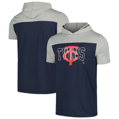 MLB Minnesota Twins New Era Active Brushed Hoodie T-Shirt