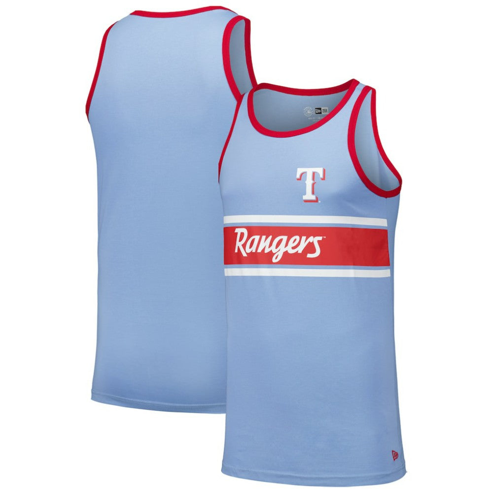 MLB Texas Rangers New Era Jersey Ringer Tank Top