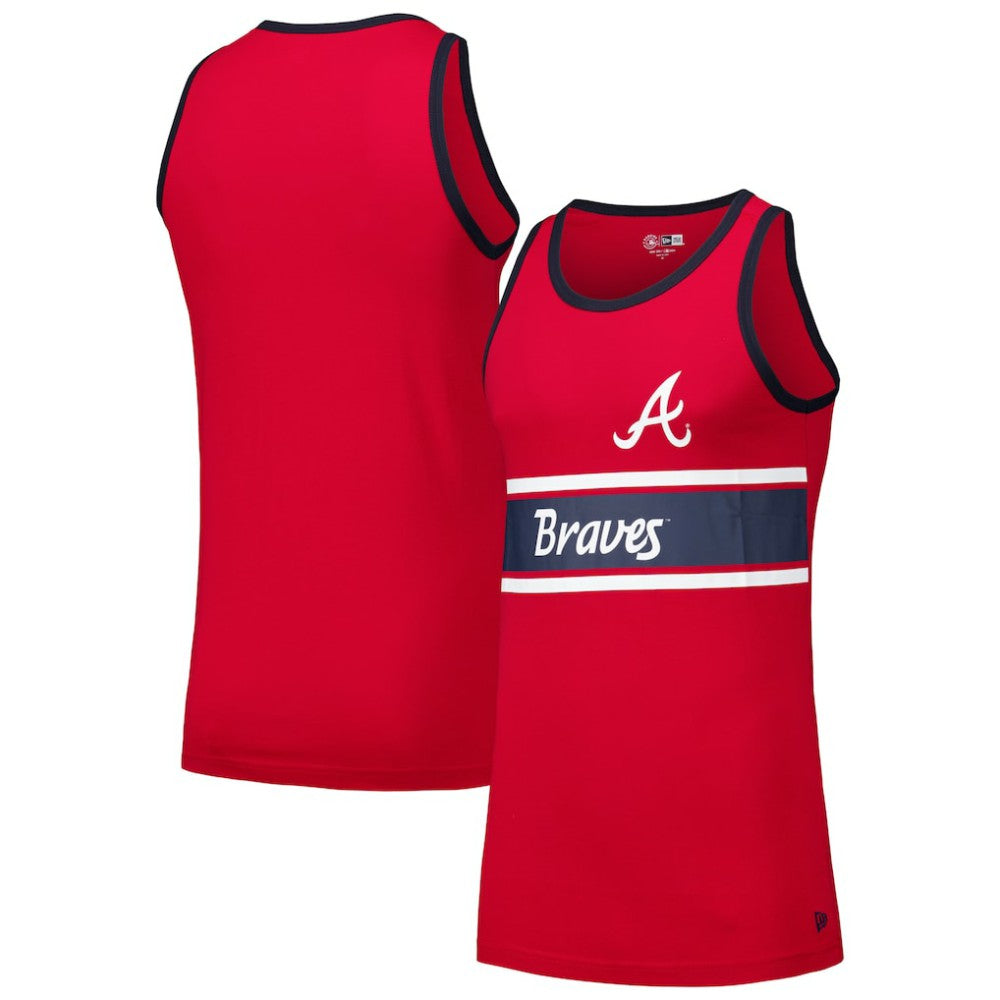 MLB Atlanta Braves New Era Jersey Ringer Tank Top