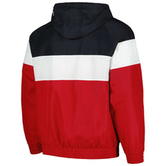 MLB St. Louis Cardinals New Era Ripstop Raglan Quarter-Zip Hoodie Windbreaker Jacket