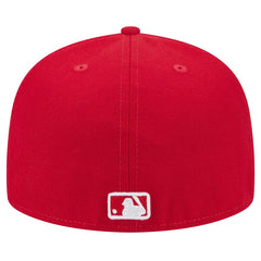 MLB Miami Marlins New Era White Logo 59FIFTY Fitted Hat