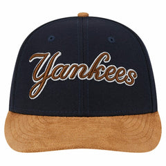 MLB New York Yankees New Era Team Suede Visor Low Profile 59FIFTY Fitted Hat