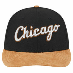 MLB Chicago White Sox New Era Team Suede Visor Low Profile 59FIFTY Fitted Hat